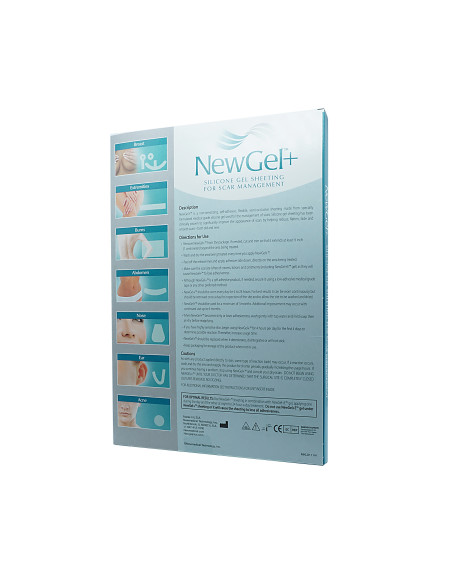 NewGel Narbenpflaster Brust Kit transparent