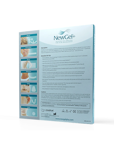 NewGel Narbenpflaster Streifen transparent 3er Pack