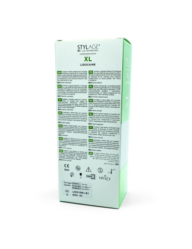 Hyaluron Spritze zur Faltenunterpriztung Dermal Filler mit Hyaluronsäure Volumenaufbau